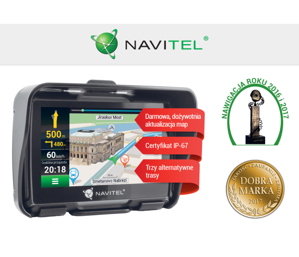 NAVITEL G550 EU 5 MOTO DEVICE - 314202 - zdjęcie